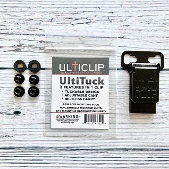 UltiTuck Tucable Holster Clip; IWB Concealment Express