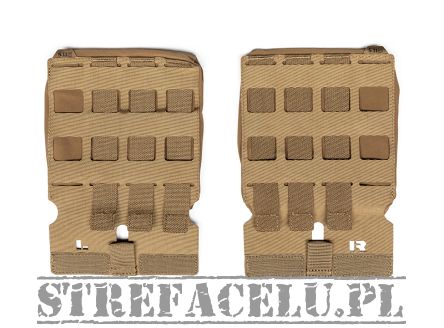 Panels (2pcs) For Side Plates, Manufacturer : 5.11, Model : QR Plate Carrier Side Plate Pouch, Color : Kangaroo