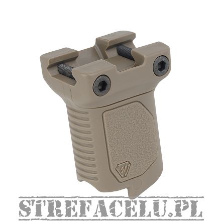 Chwyt Picatinny Angled Vertical Grip - Short - FDE- Strike Industries - SI-AR-CMAG-RAIL-S-FDE