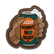 Patch, Manufacturer : 5.11, Model : Always Beer Ready Patch, Color : Brown