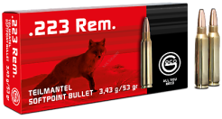 Ammunition 223 Remington, Type : SoftPoint (TM) 53gr, Manufacturer : Geco