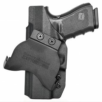 OWB Holster, Compatibility : Glock 17/19/22/23/26/27/31/32/33/34/45, Manufacturer : Concealment Express, Material : Kydex, Color : Black