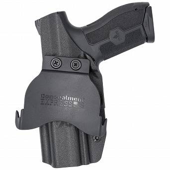 OWB Holster, Compatibility : IWI Masada Optics Ready, Manufacturer : Concealment Express, Material : Kydex, Color : Black