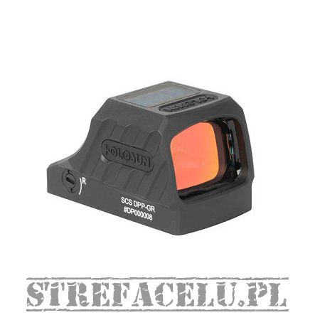 Reflex Sight, Manufacturer : Holosun, Compatibility : Sig Sauer P320, Model : SCS-320 Green Dot - Multiple Reticle System - Solar Panel