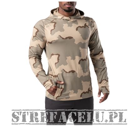 Men's Hoodie, Manufacturer : 5.11, Model : PT-R Forged Hoodie, Color : DCU Camo