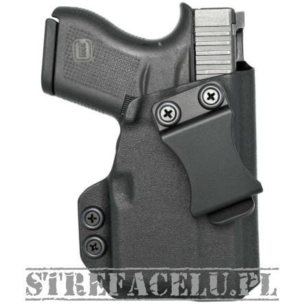 IWB Holster, Compatibility : Glock 43/43X with TLR-6, Manufacturer : Concealment Express, Material : Kydex, Color : Black