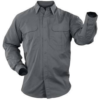 Men's Shirt, Manufacturer : 5.11, Model : Taclite Pro Long Sleeve Shirt, Color : Storm