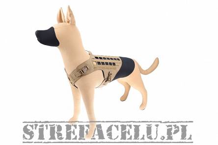 Dog Harness, Manufacturer : Raptor Tactical (USA), Model : K9 Drago Harness, Color : Coyote Brown, (Size Selection)