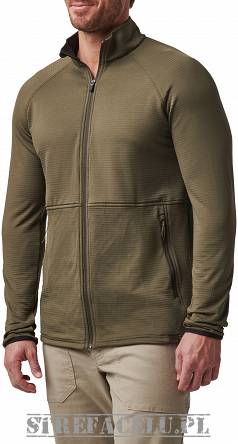 Men's Shirt, Manufacturer : 5.11, Model : Stratos Full Zip, Color : Ranger Green