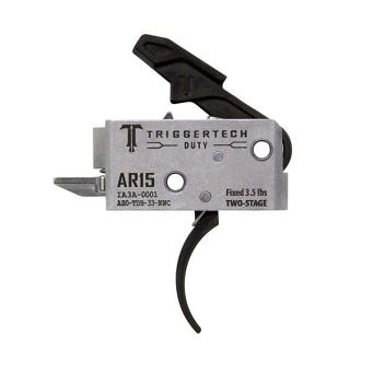 Trigger Mechanism - TriggerTech Ar15 Duty - Curved - PVD Black - 3,5lbs - Two Stage