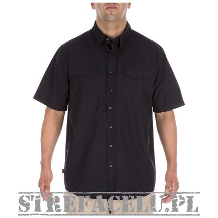 Men's Shirt, Manufacturer : 5.11, Model : Stryke Short Sleeve Shirt, Color : Dark Navy