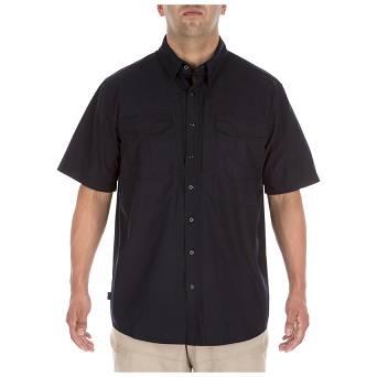 Men's Shirt, Manufacturer : 5.11, Model : Stryke Short Sleeve Shirt, Color : Dark Navy