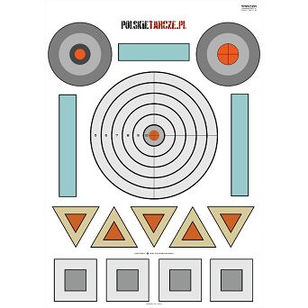 Shooting Target ''Training'', Pieces : 1, Manufacturer : polskietarcze.pl