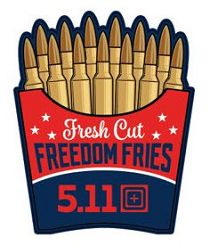 Patch, Manufacturer : 5.11, Model : Freedom Fries Patch, Color : Multi