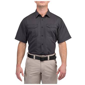 Men's Shirt, Manufacturer : 5.11, Model : Fast-Tac Short Sleeve Shirt, Color : Charcoal
