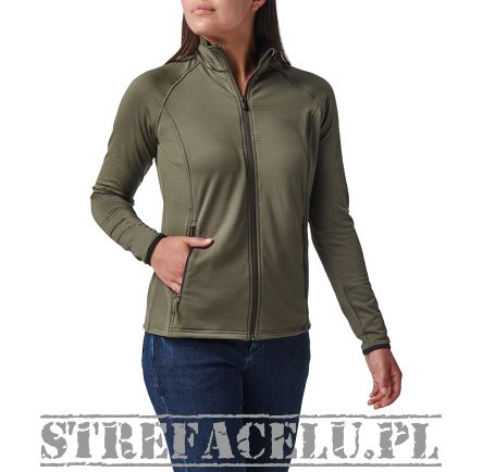 Bluza damska 5.11 WM STRATOS FULL ZIP, kolor: RANGER GREEN - (Wybór rozmiarów)