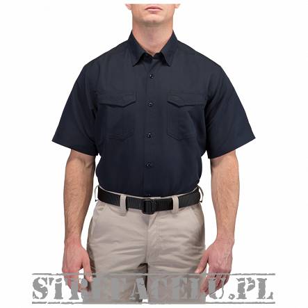 Men's Shirt, Manufacturer : 5.11, Model : Fast-Tac Short Sleeve Shirt, Color : Dark Navy