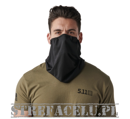 Balaclava, Manufacturer : 5.11, Model : Alpha Gaiter, Color : Black