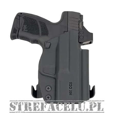 Kabura wewnętrzna prawa do pistoletu Sig Sauer P938, RH IWB kydex, kolor: czarny