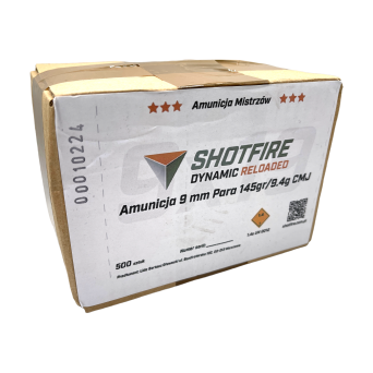 Nabój kulowy CMJ 9,4G 145gr Shotfire Dynamic op. 500szt // 9 PARA