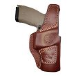 Leather Holster, Manufacturer : Falco Holsters (Slovakia), Type : 2in1 - IWB + OWB, Model : AM02-2330, Hand : Left, Color : Brown