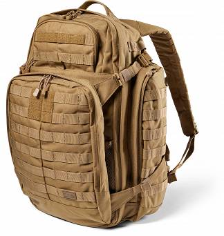 Backpack, Manufacturer : 5.11, Model : Rush 72 - 2.0 Backpack 55L, Color : Kangaroo