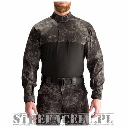 Men's Shirt, Manufacturer : 5.11, Model : Stryke Tdu Rapid Long Sleeve Shirt, Camouflage : Geo7 Night