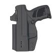 Left inside holster for H&K CC9 pistol, LH IWB kydex, color: black - 2