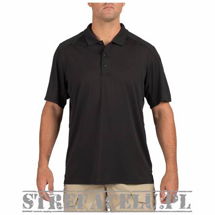 Men's Polo, Manufacturer : 5 11, Model : Helios Short Sleeve Polo, Color : Black