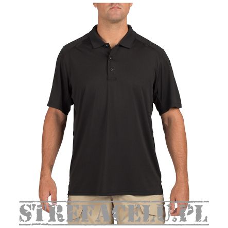 Men's Polo, Manufacturer : 5 11, Model : Helios Short Sleeve Polo, Color : Black