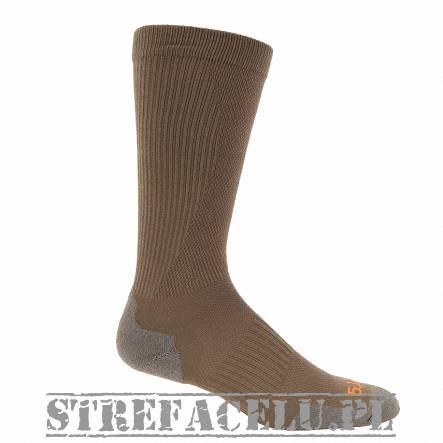Men's Socks by 5.11, Model : SLIP STREAM OTC SOCK, Color: DARK COYOTE