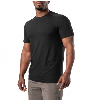 Men's T-Shirt, Manufacturer : 5.11, Model : PT-R Charge Short Sleeve Top 2.0, Color : Black