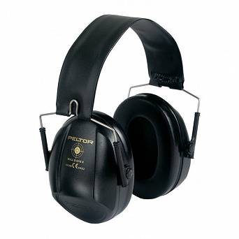 3M Peltor Bull`s Eye I black headphones - passive earmuff black