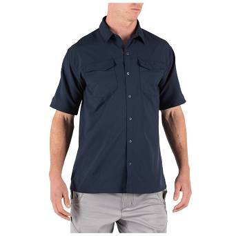 Men's Shirt, Manufacturer : 5.11, Model : Freedom Flex Short Sleeve Shirt, Color : Peacoat