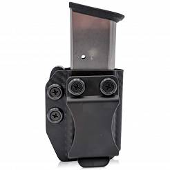 Kydex Pouch IWB/OWB 1 magazine singlestack .45ACP - Carbon, Concealment Express CEX-45ACPSS-CF-MAG