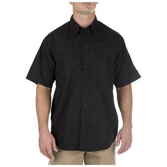 Men's Shirt, Manufacturer : 5.11, Model : Taclite Pro Short Sleeve Shirt, Color : Black