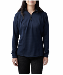 Women's Sweatshirt, Manufacturer : 5.11, Model : Womens Stratos 1/4 Zip, Color : Peacoat