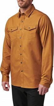 Men's Shirt, Manufacturer : 5.11, Model : Gunner Solid Long Sleeve Shirt, Color : Brown Duck