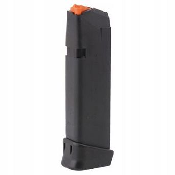 Magazynek Glock 15+2 NB // .9 PARA (Pomarańczowy podajnik)