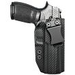 IWB Holster, Compatibility : Sig Sauer P320 Full Size, Manufacturer : Concealment Express, Material : Kydex, For Persons : Right Handed, Finish : Carbon