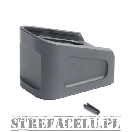 Extended magazine base plate for Glock 17 - +3 rounds - Graphite Black H-146 - FTCS No. 33
