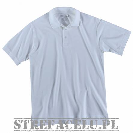 Men's Polo, Manufacturer : 5.11, Model : Utility Short Sleeve Polo, Color : White