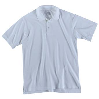 Men's Polo, Manufacturer : 5.11, Model : Utility Short Sleeve Polo, Color : White