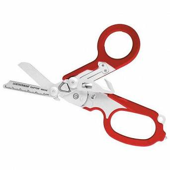 Rescue Scissors (Multitool), Manufacturer : Leatherman, Model : Raptor Rescue, Color : Red