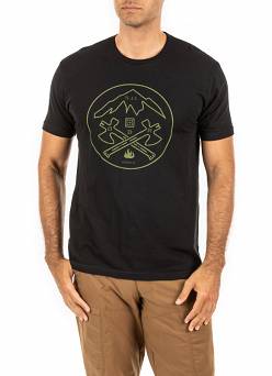 T-shirt meski 5.11 CROSSED AXE MOUNTAIN TEE kolor: BLACK